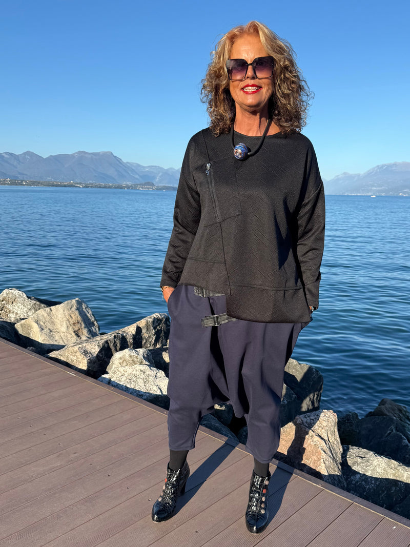 Pantalone cavallo basso