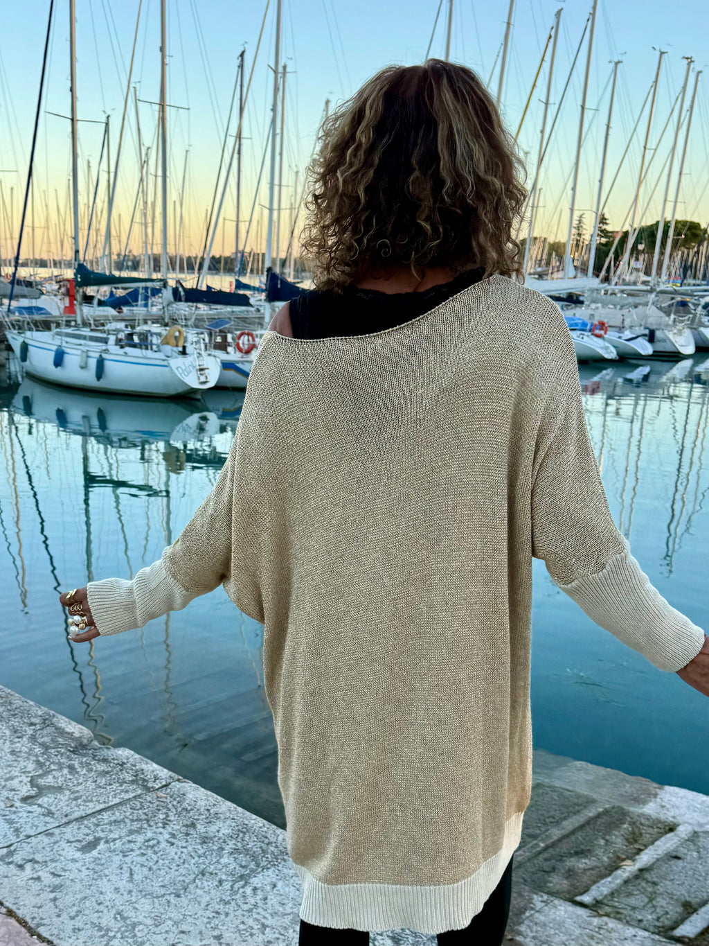 ABITONE /BLUSA DORATA