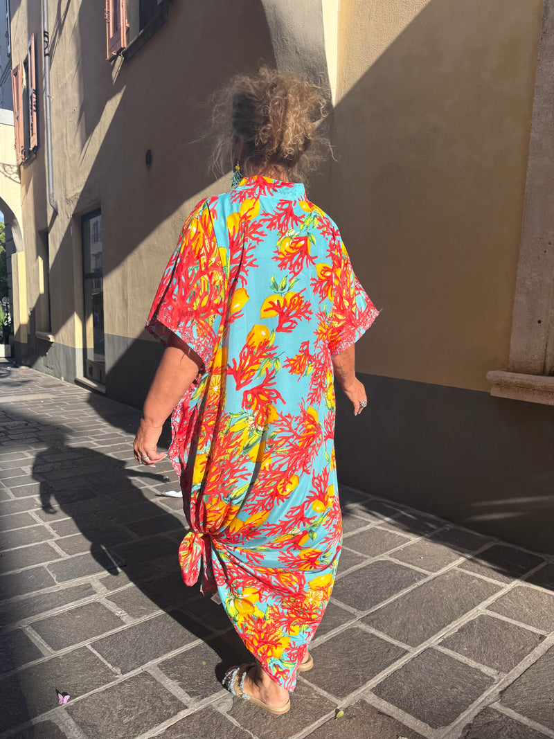 KAFTANO CORALLI ROSSI