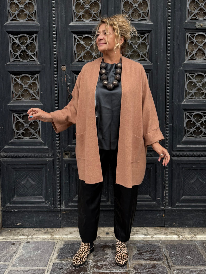 CARDIGAN ORSO CAMMELLO