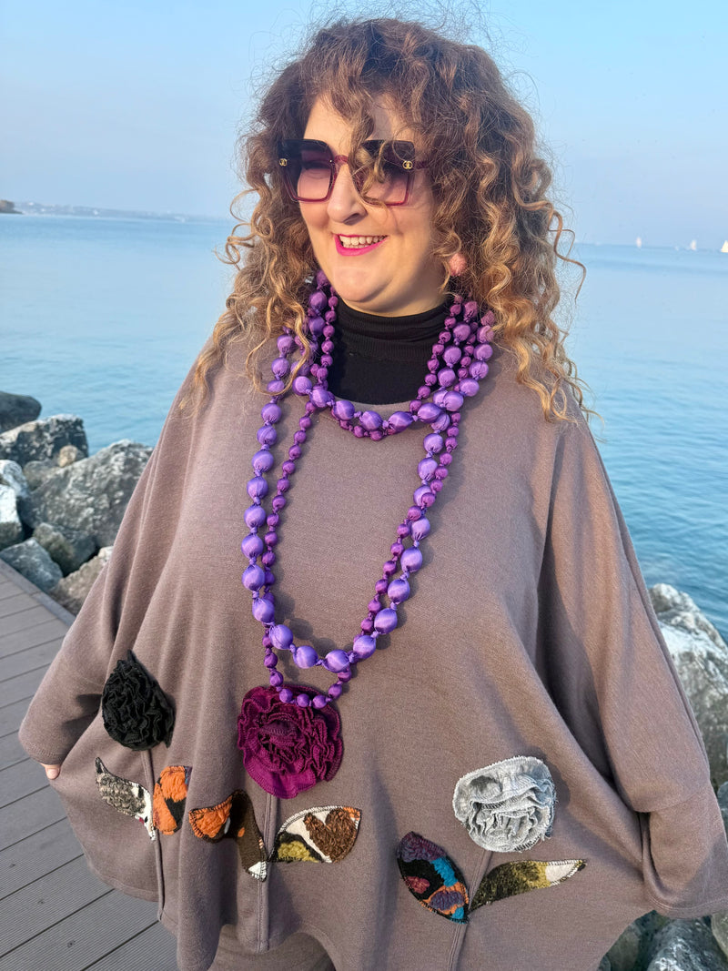 CAPPOTTO IN LANA COTTA MULTICOLOR