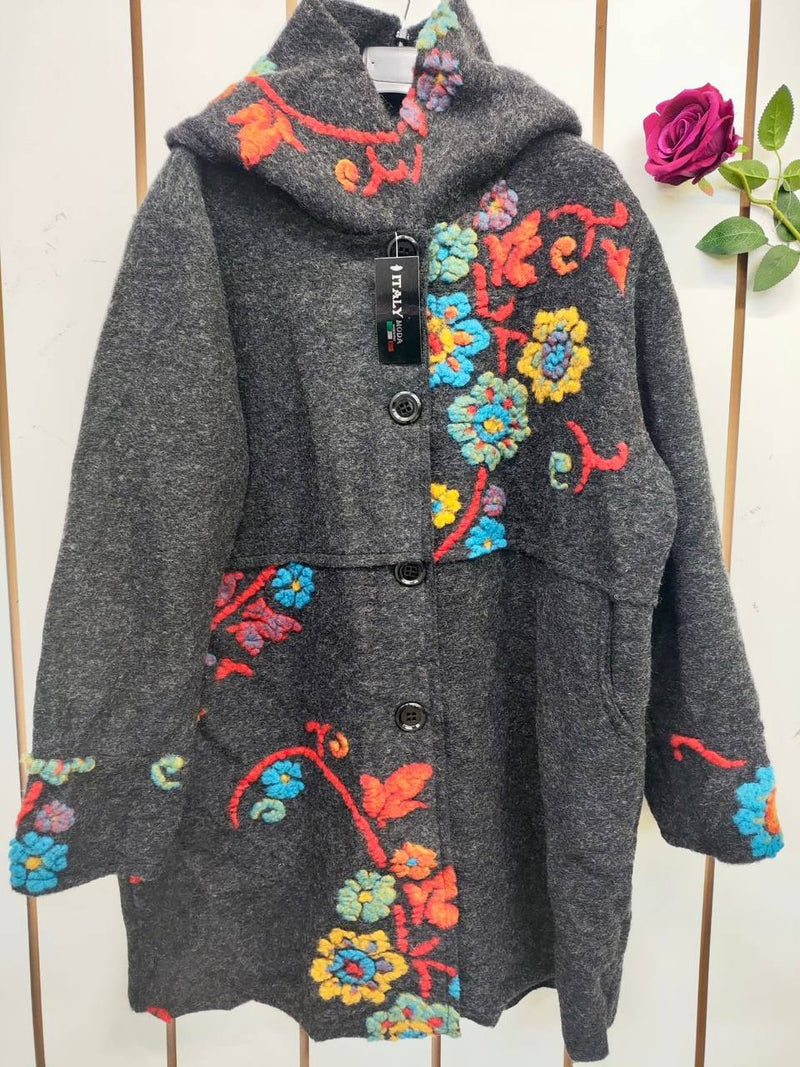 CAPPOTTO ETNIC CIOCCOLATO