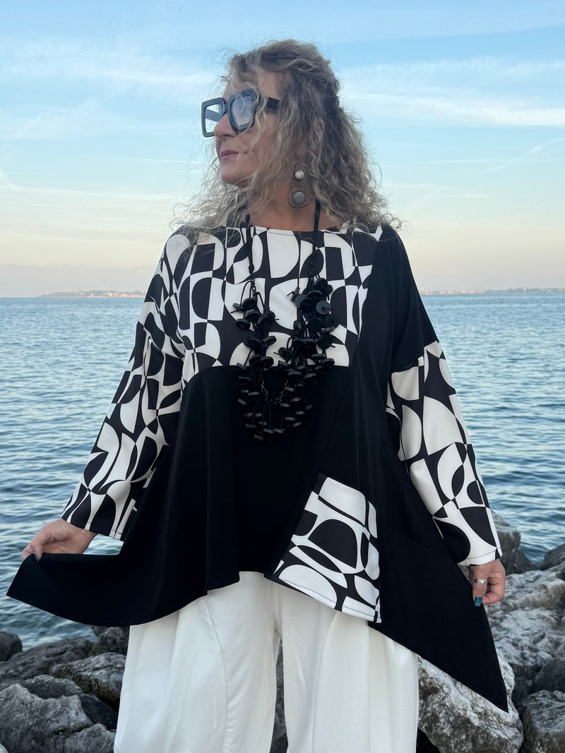 TOP STAMPA GEOMETRICA