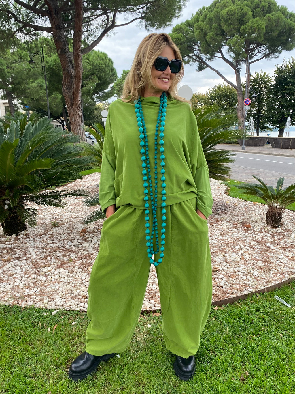 COMPLETO AGATA VERDE LIME