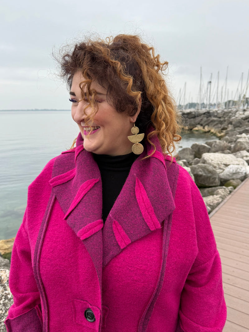 CAPPOTTO ETNIC FUCSIA