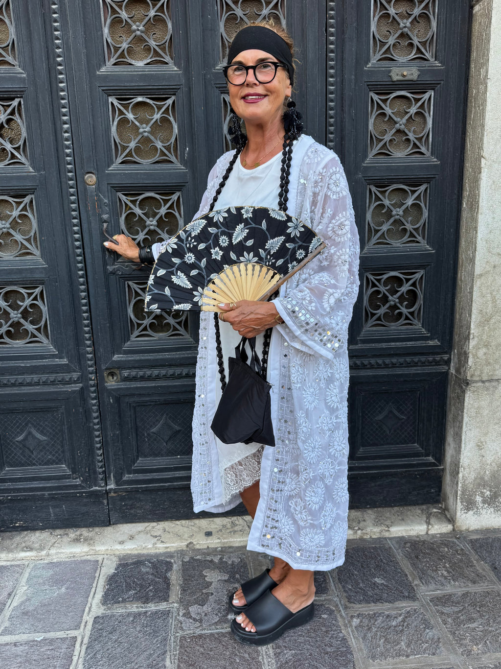 KIMONO BIANCO RICAMATO