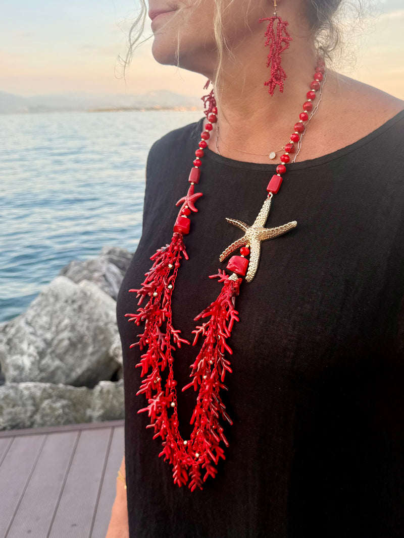 COLLANA ROSSA MARE