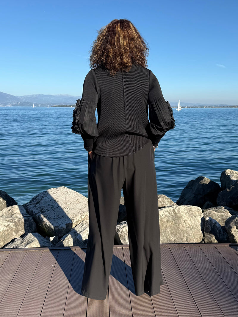 PANTALONE PALAZZO SENZA SCRITTE