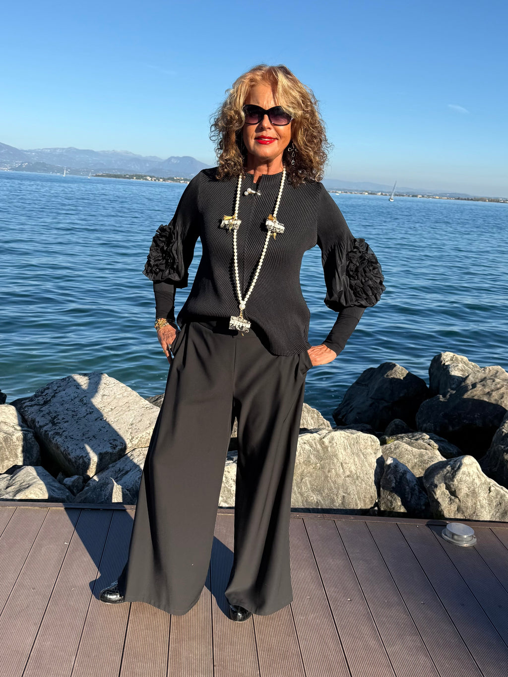 PANTALONE PALAZZO SENZA SCRITTE