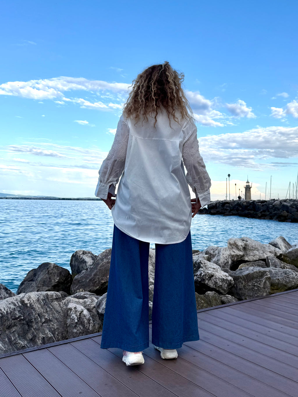 CAMICIA BIANCA ROMANTICA