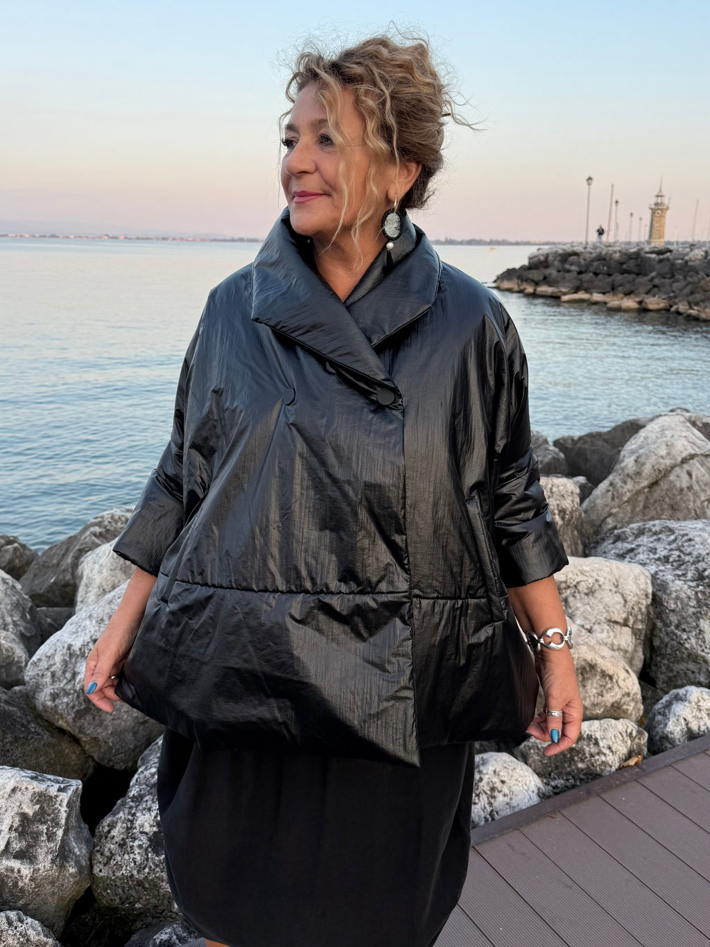 PIUMINO SCATOLINA NERO