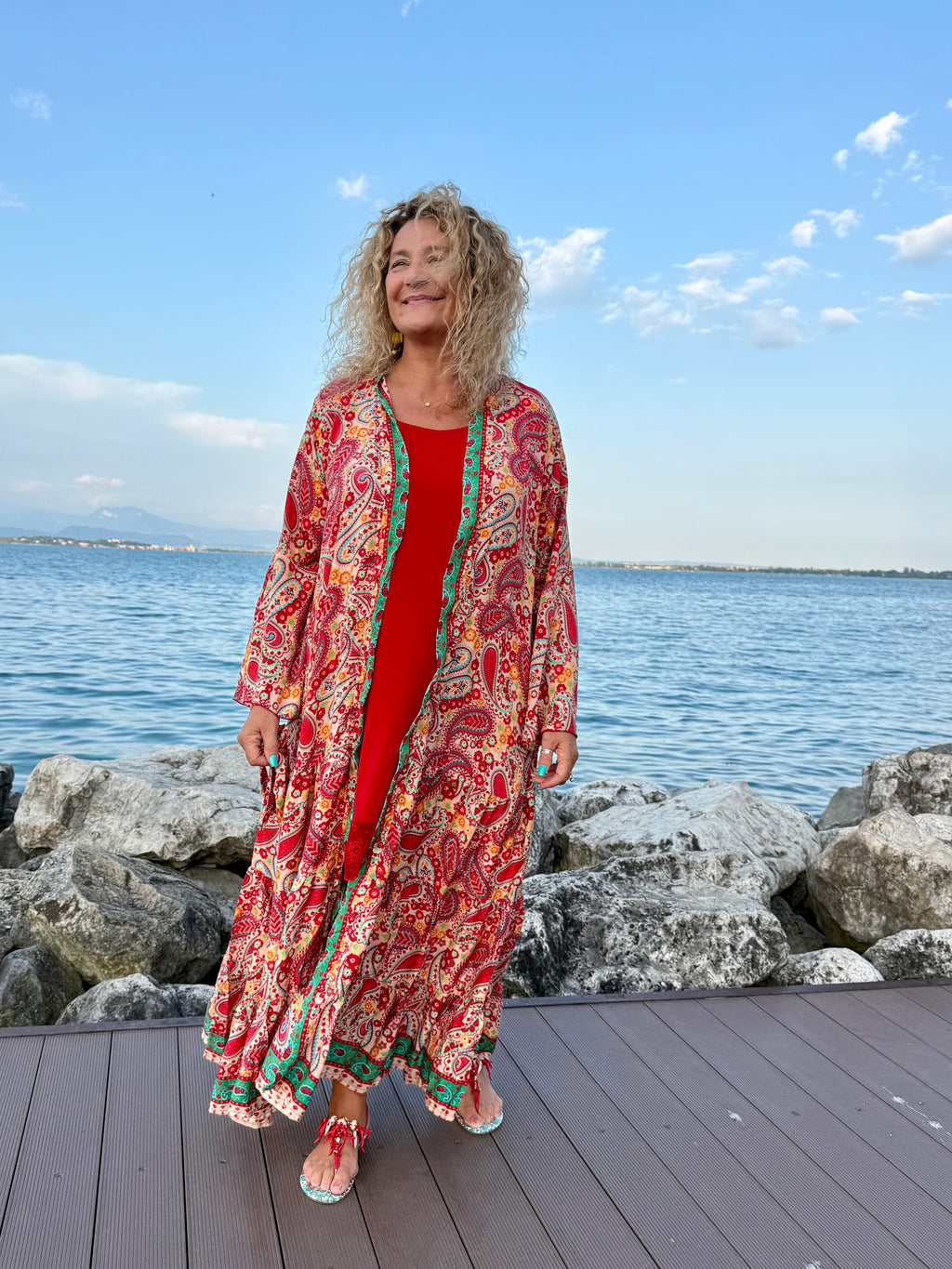 Kimono Rosso ed arancio