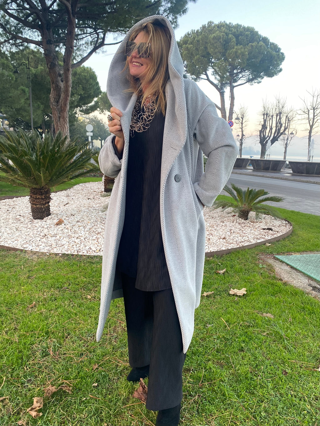 CAPPOTTO SPIGATO GRIGIO