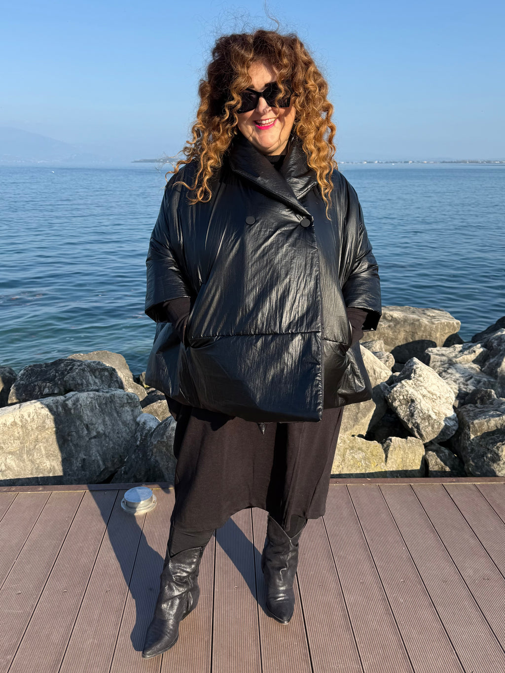 PIUMINO SCATOLINA NERO