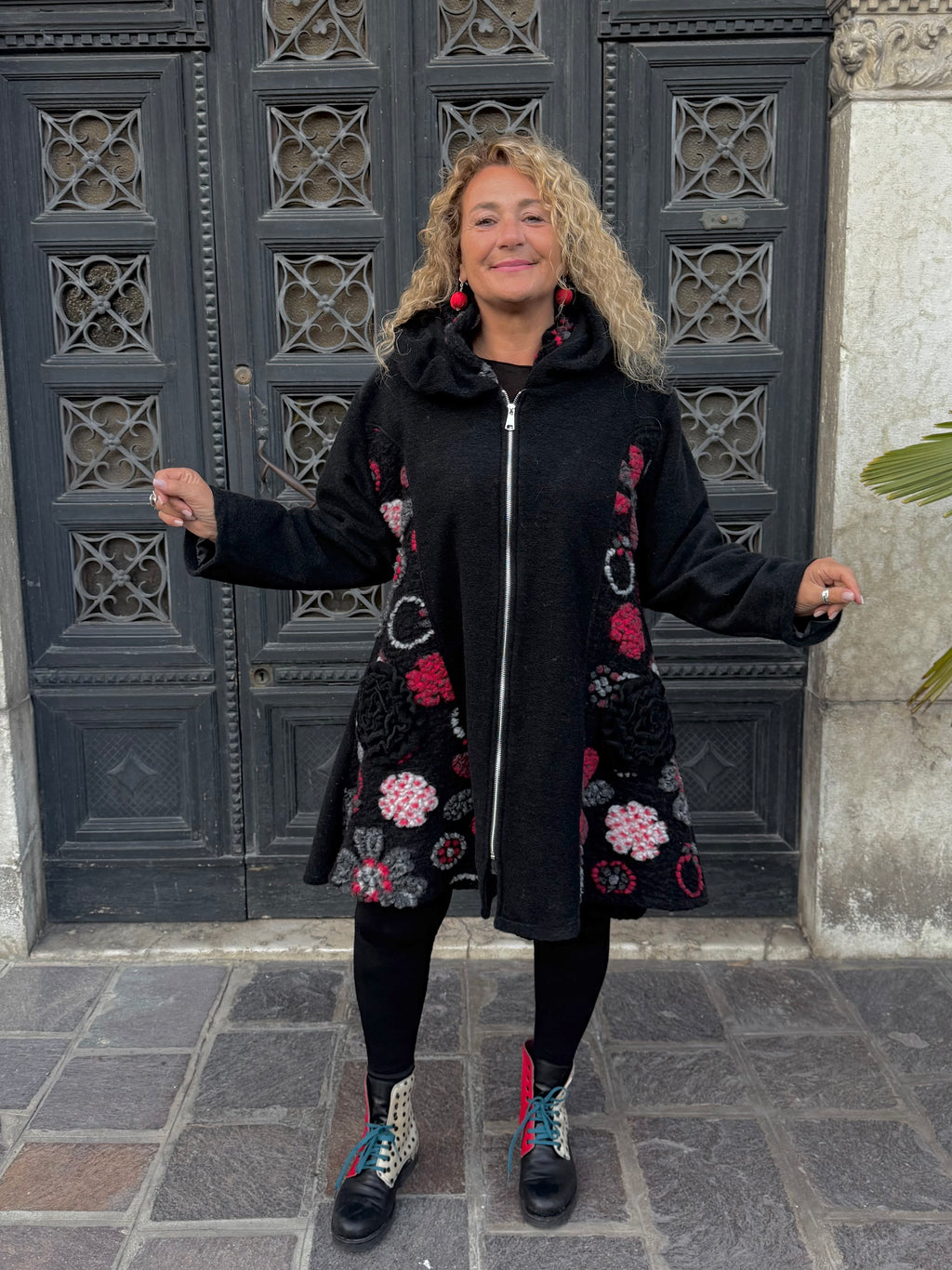 CAPPOTTO LANA COTTA KARLSTAD NERO