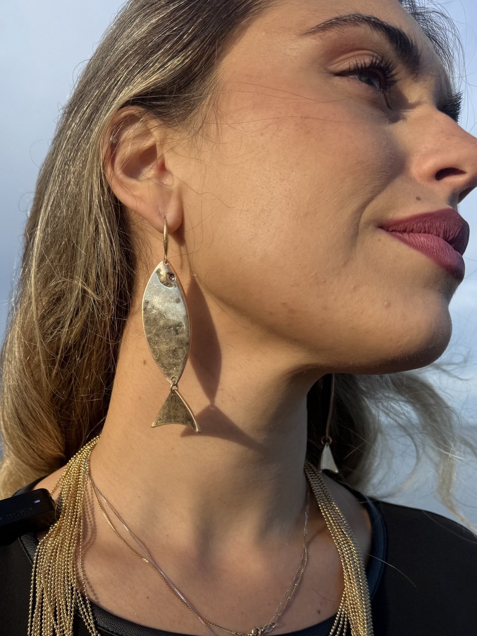 ORECCHINI FISH DORATI