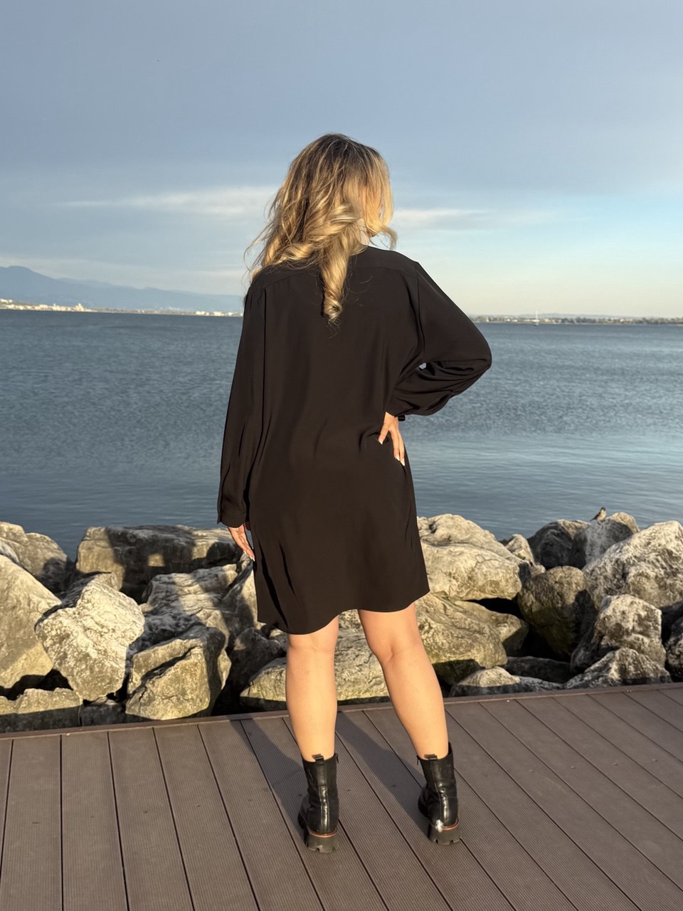 CAMICIA FLUIDA CON MOTIVO GILET