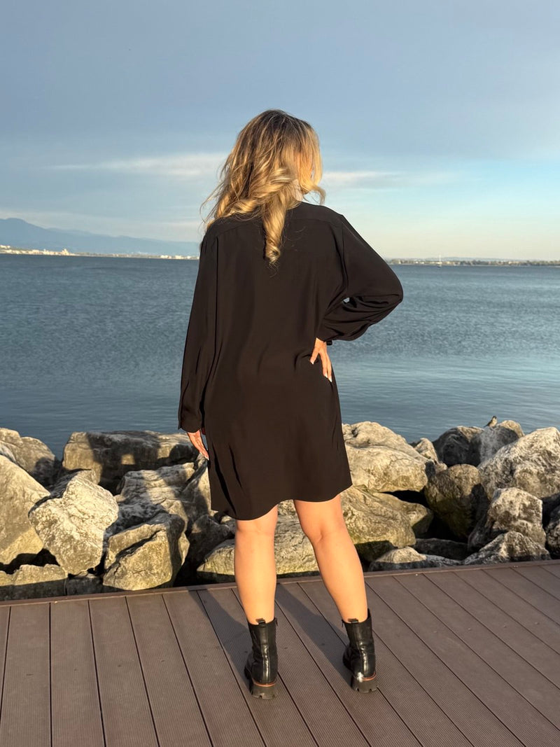 CAMICIA FLUIDA CON MOTIVO GILET