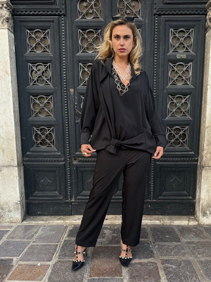 PANTALONE DONNA NERO