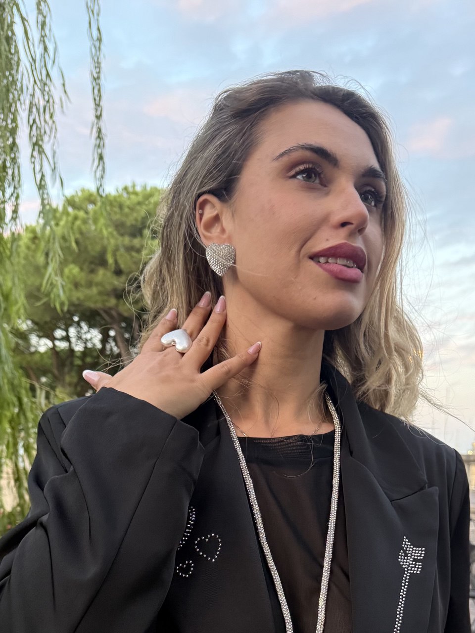 ORECCHINI CUORE SILVER