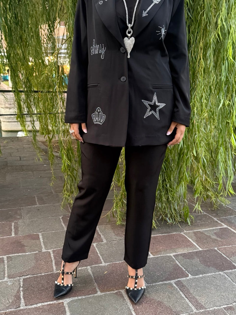 PANTALONE FLUIDO NERO