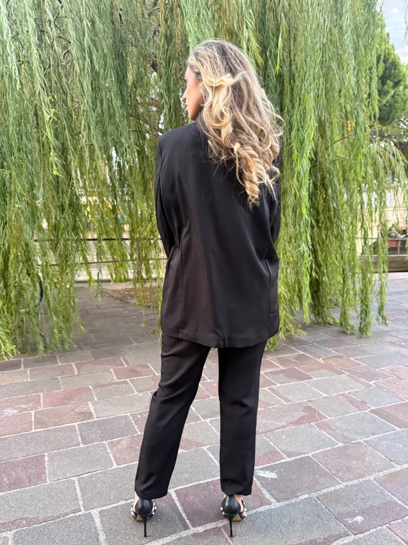PANTALONE FLUIDO NERO