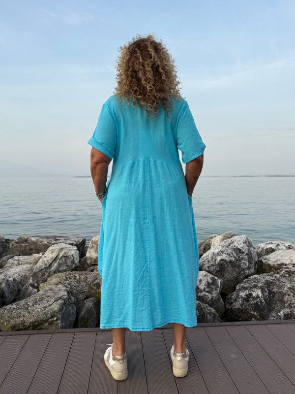 ABITO MARGHERITA IN LINO