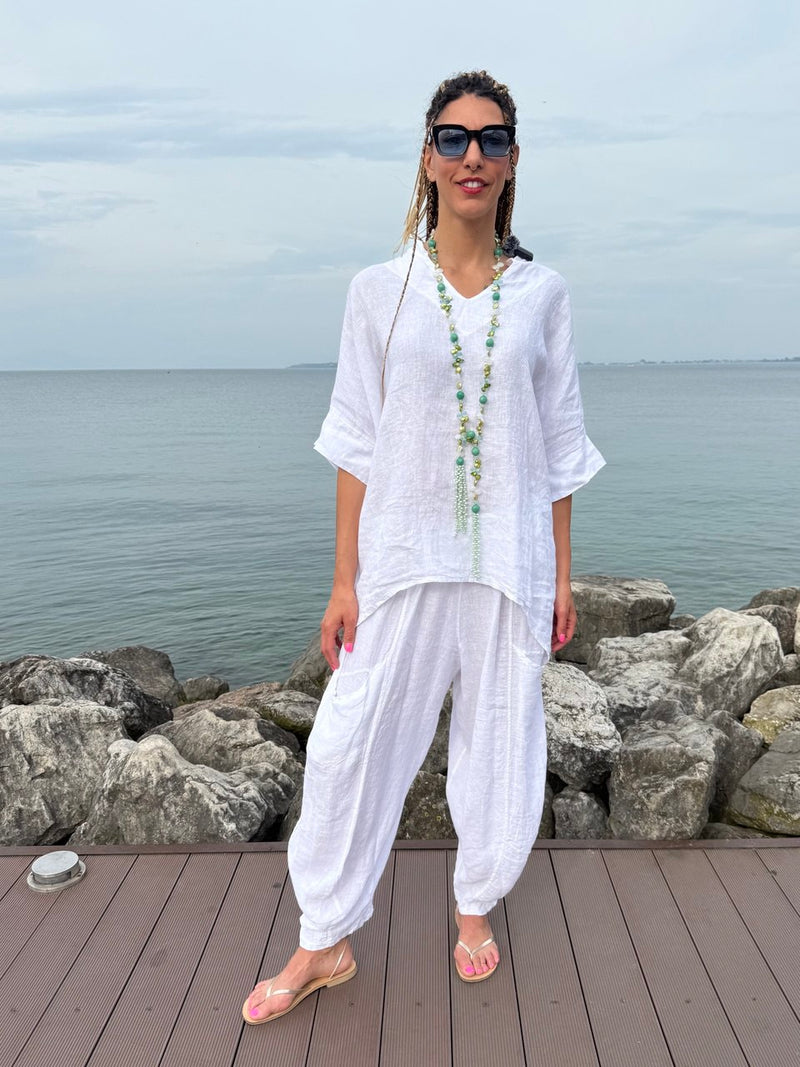 PANTALONI NOA BIANCHI TWIN