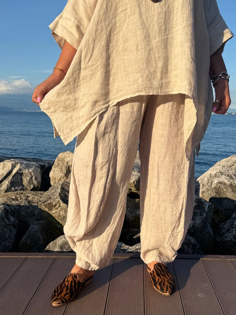 PANTALONI NOA SABBIA TWIN