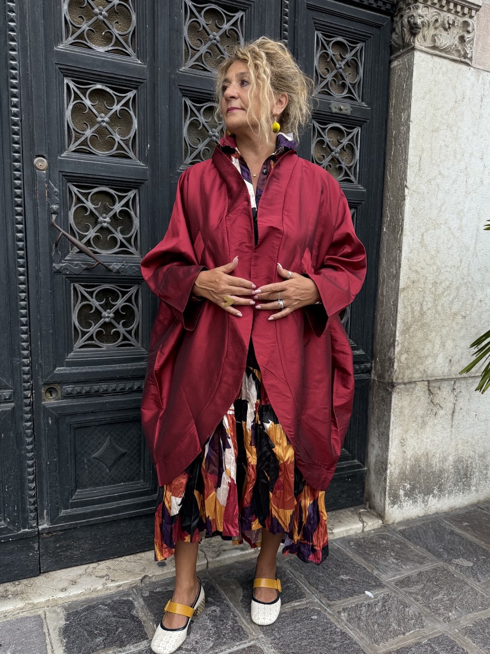 SPOLVERINO AMPIO ROSSO ORIENTE