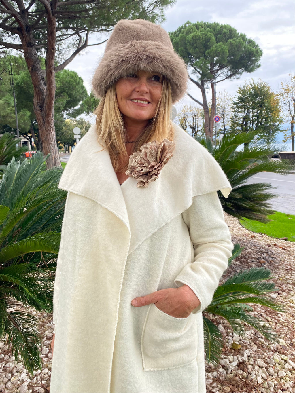 CAPPOTTO / CARDIGAN PARIGI LATTE