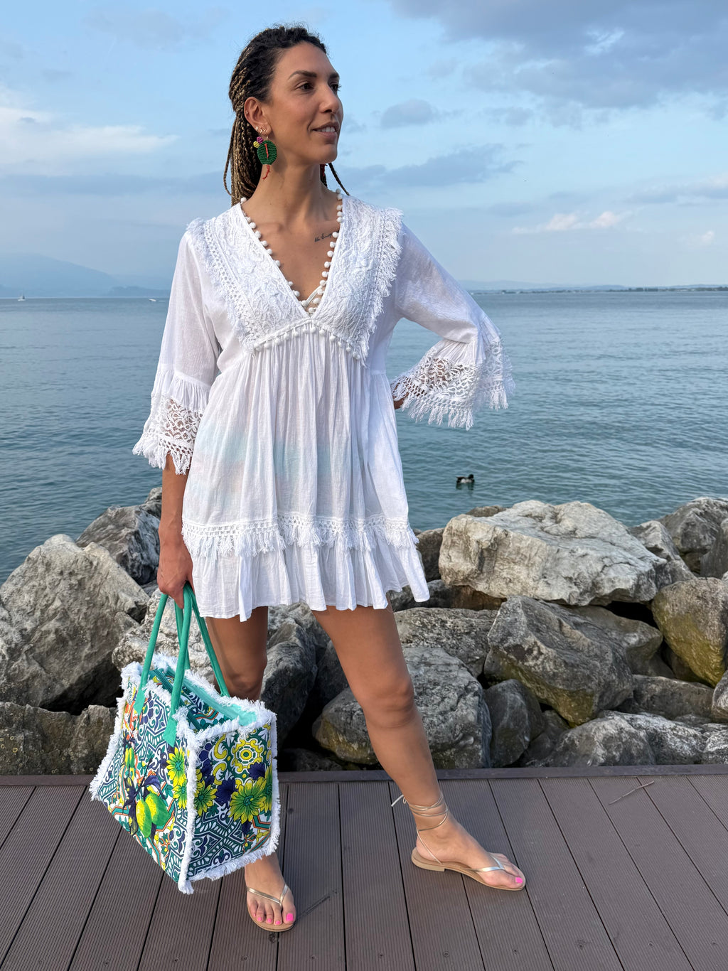ABITO CAMICIA BIANCO SCOLLO V