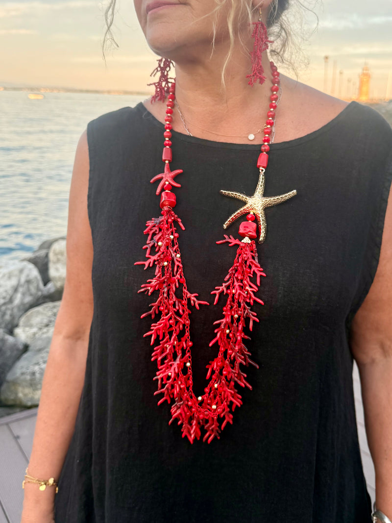 COLLANA ROSSA MARE