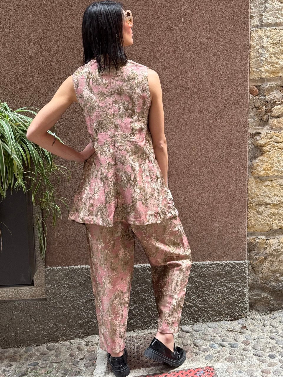 GILLET LAVORAZIONE JACQUARD