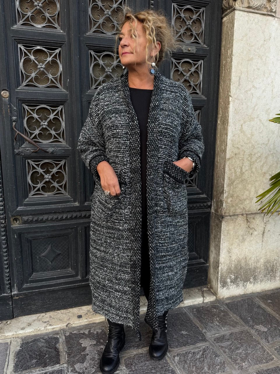 CAPPOTTO IN FILATO DI LANA
