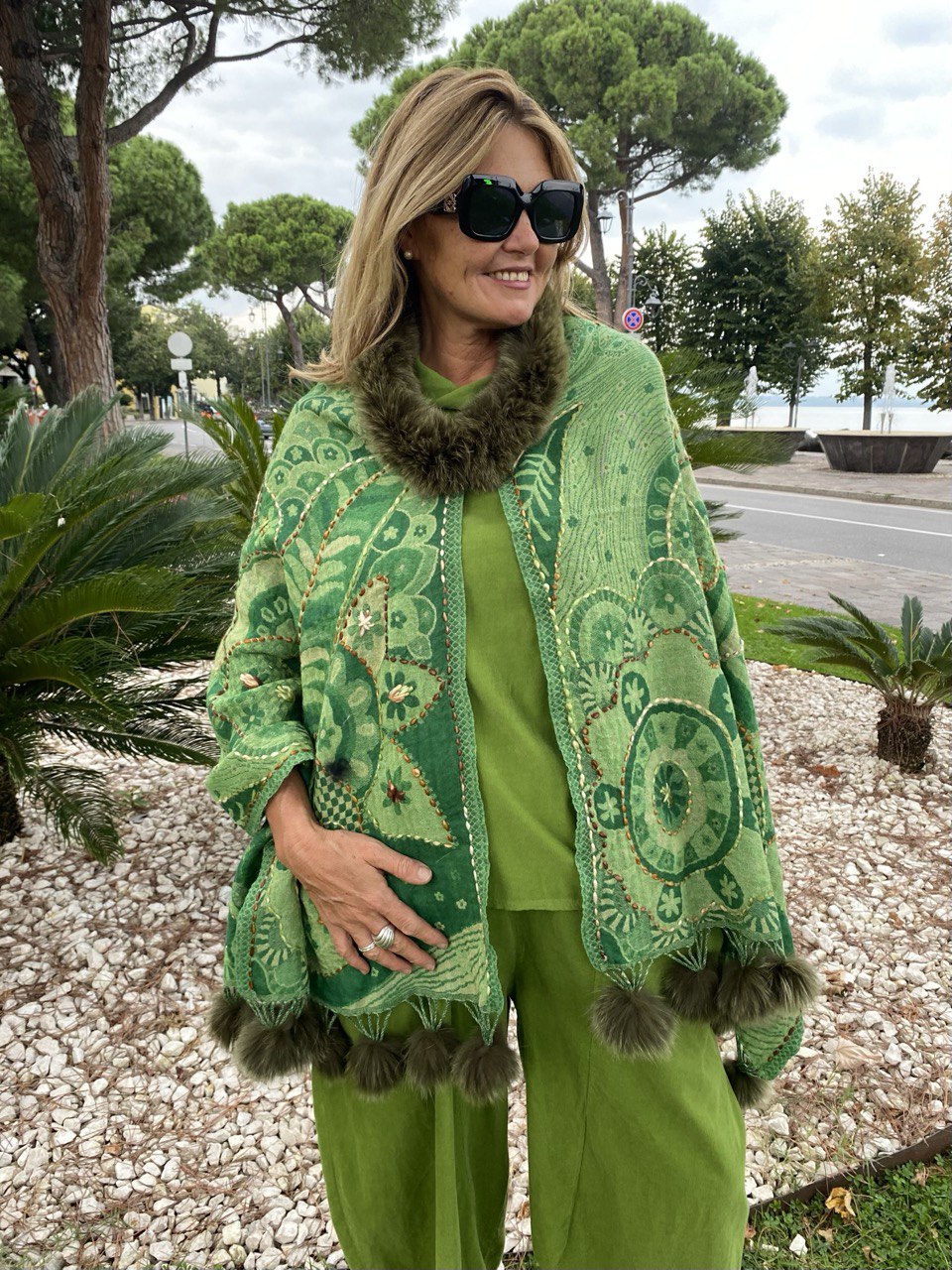 PASHMINA IN CASHMERE VERDE