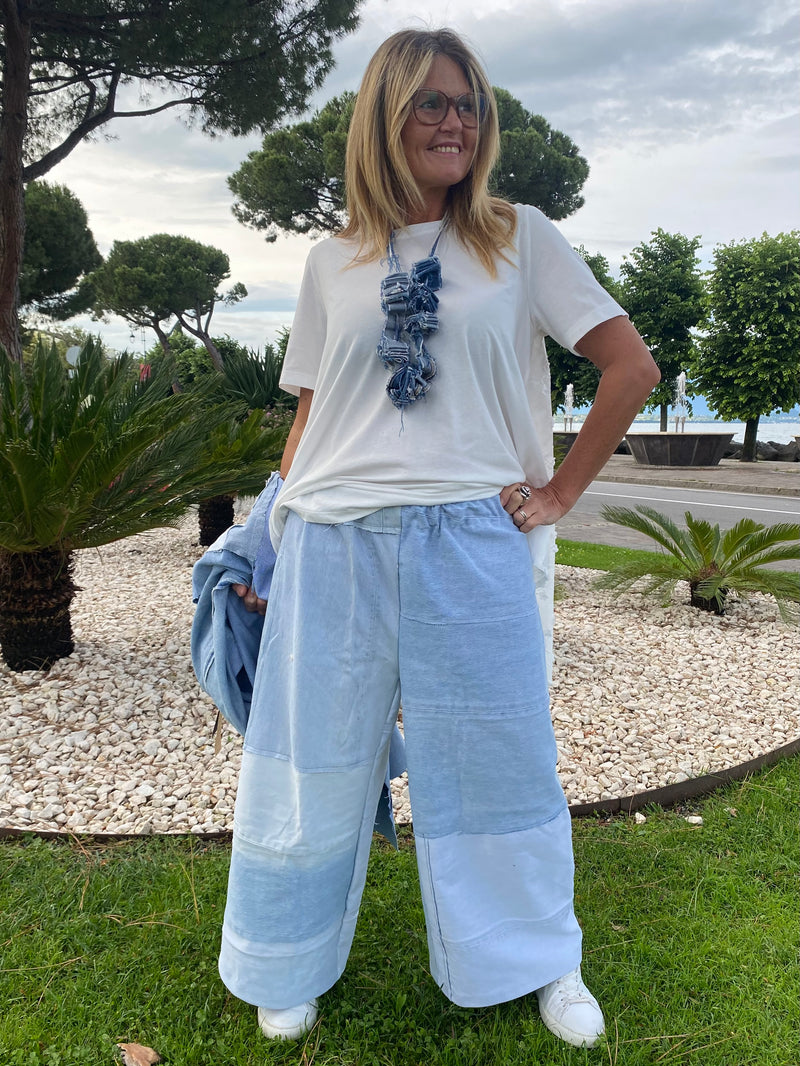 PANTALONE JEANS  PATCHWORK