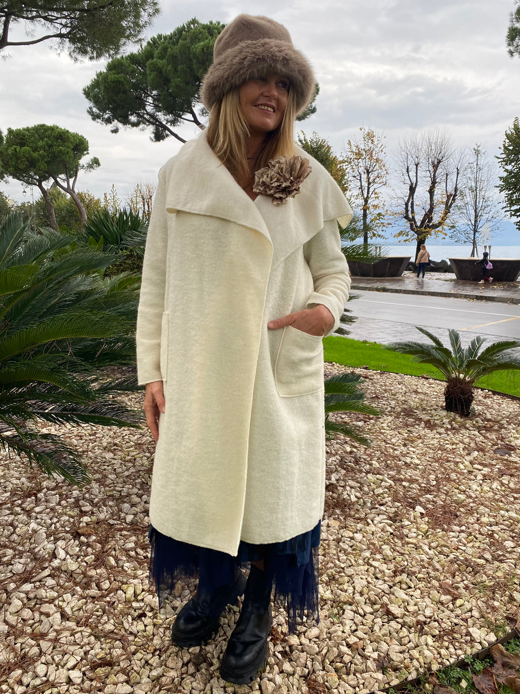 CAPPOTTO / CARDIGAN PARIGI LATTE