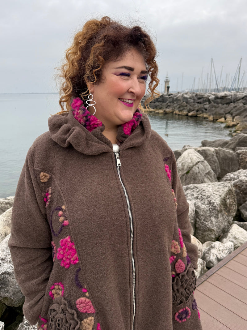 CAPPOTTO LANA COTTA KARLSTAD MARRONE