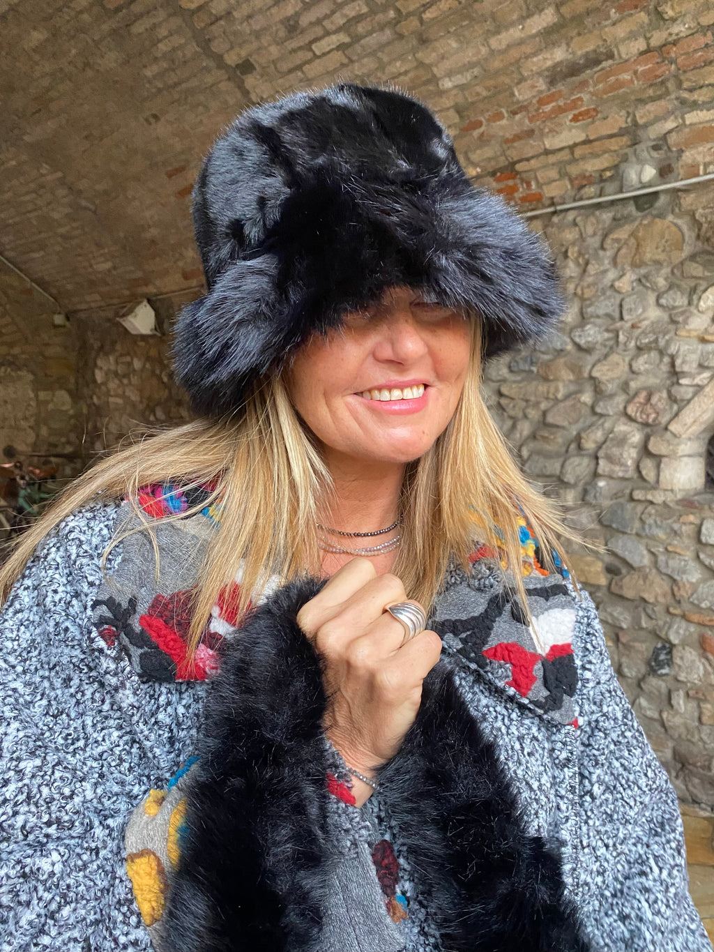 Cappellino Teddy nero