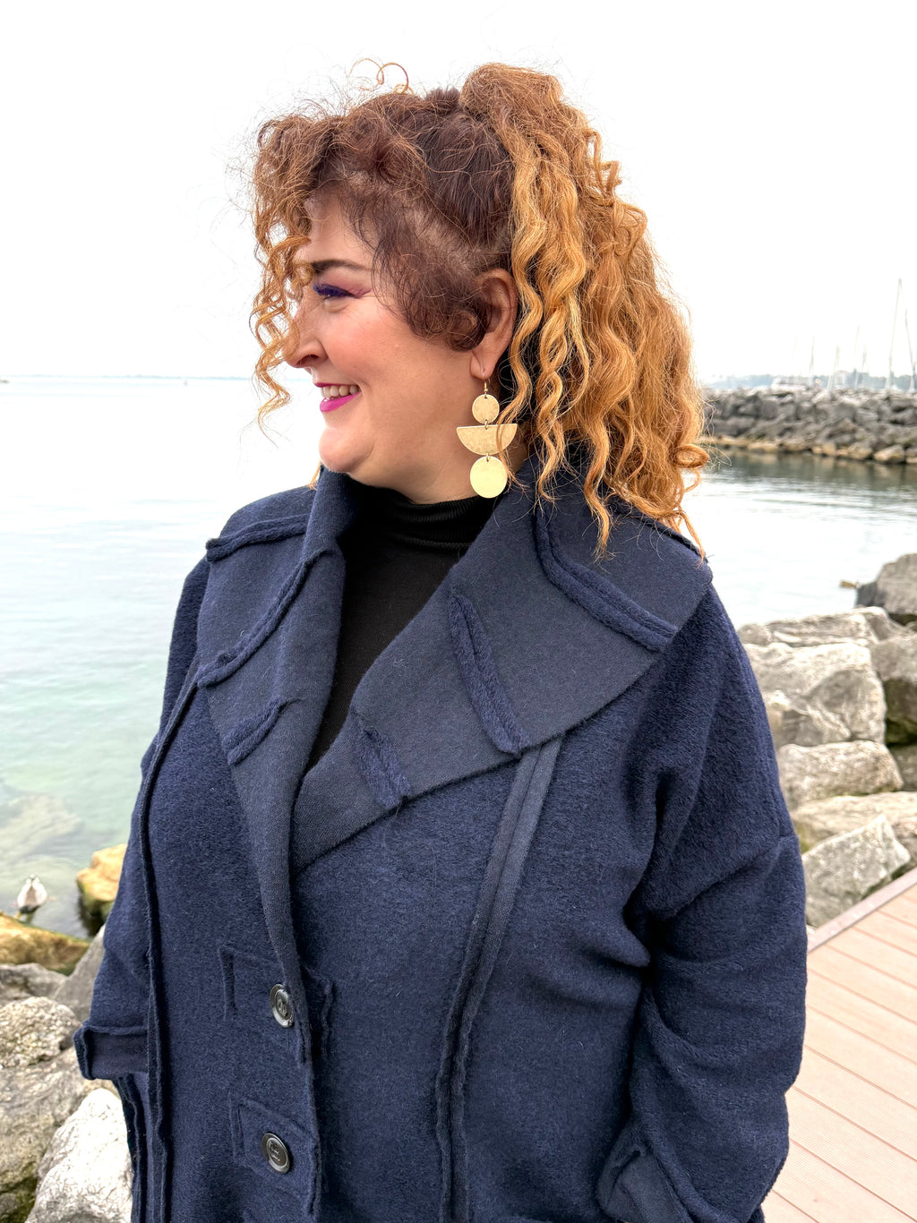 CAPPOTTO ETNIC BLU