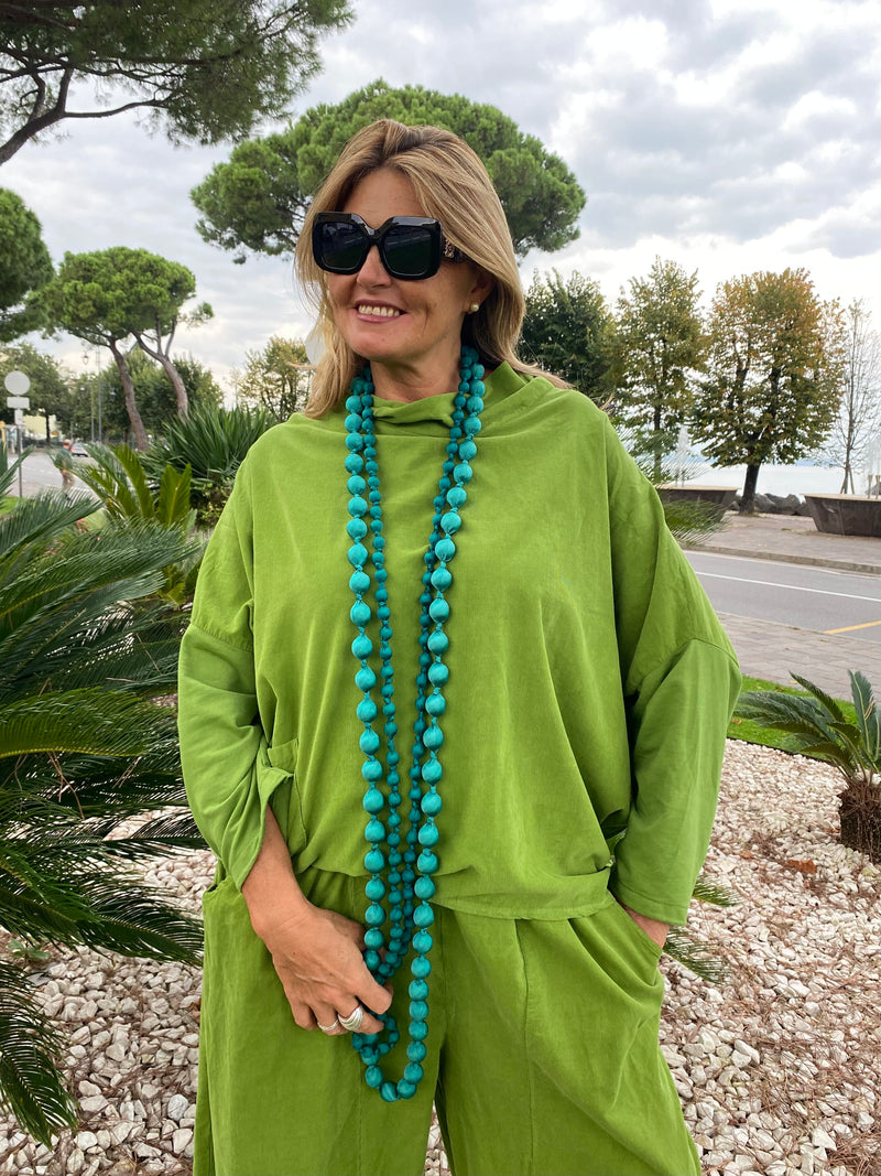 COMPLETO AGATA VERDE LIME