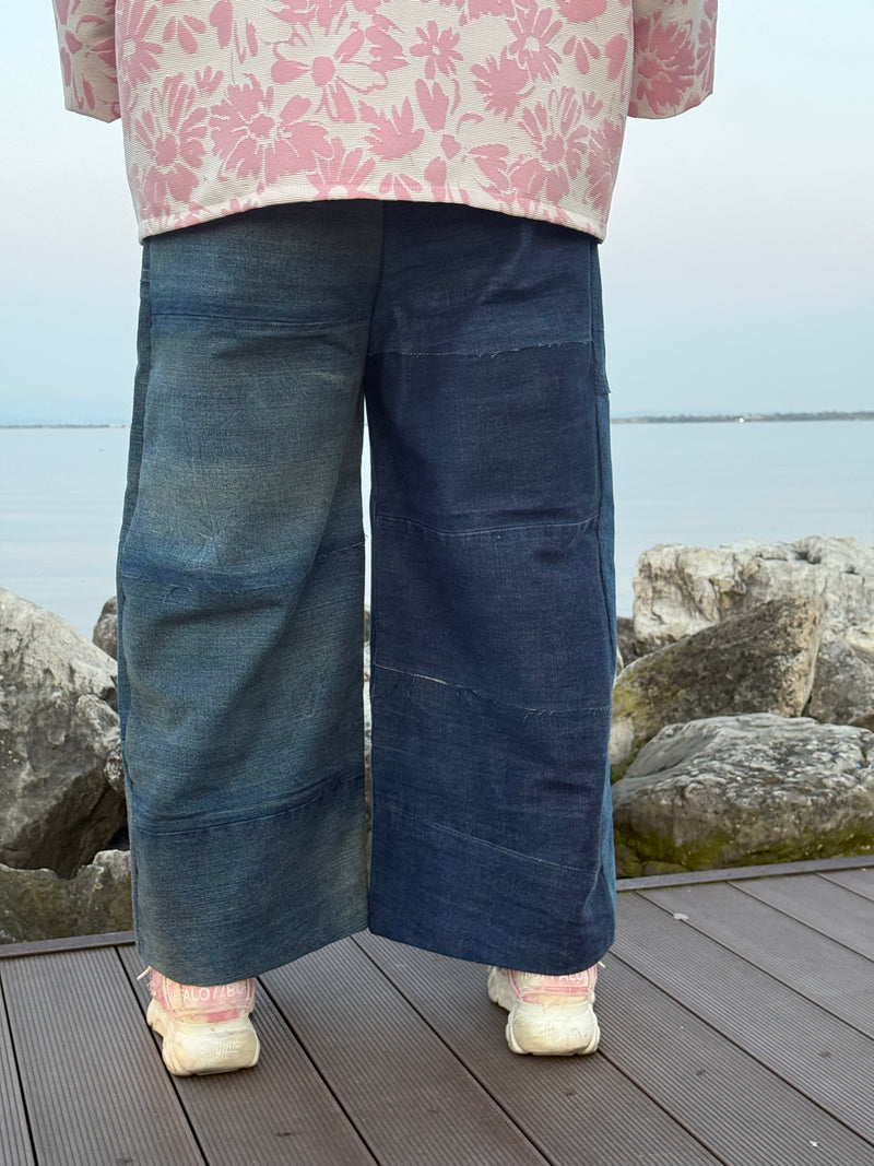 PANTALONE JEANS  PATCHWORK