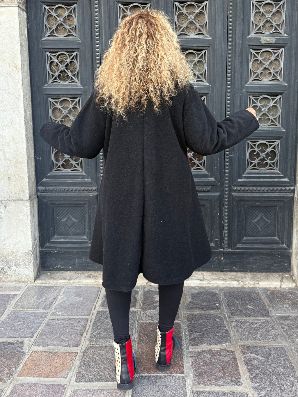 CAPPOTTO LANA COTTA KARLSTAD NERO