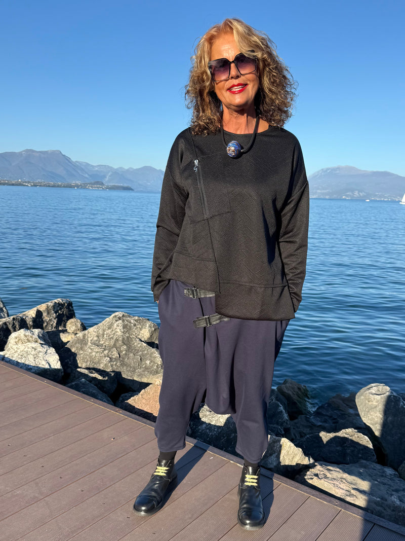 Pantalone cavallo basso