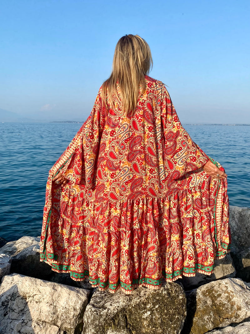 Kimono Rosso ed arancio