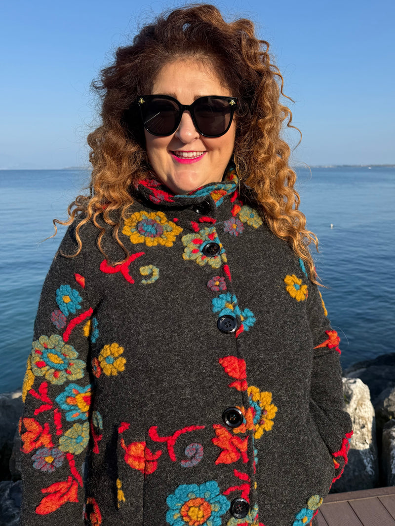 GIACCA LUNGA DORIS GRIGIA