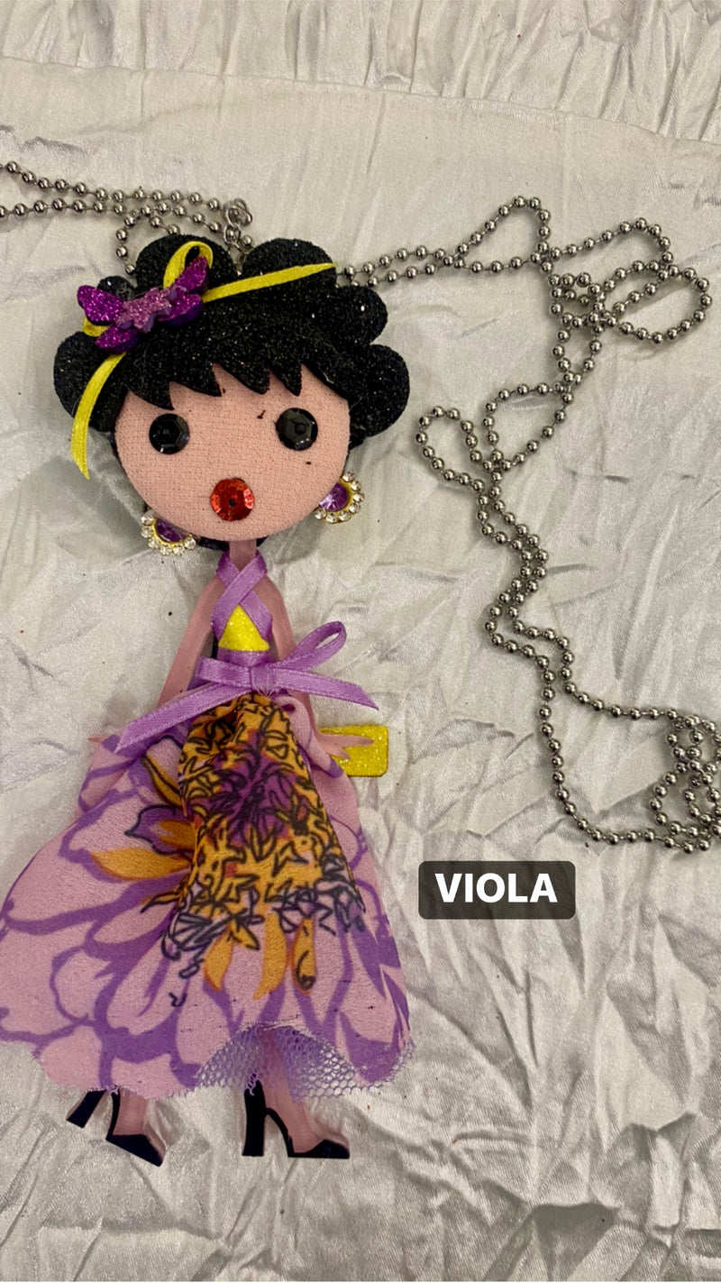 COLLANA E/ O SPILLA VIOLA