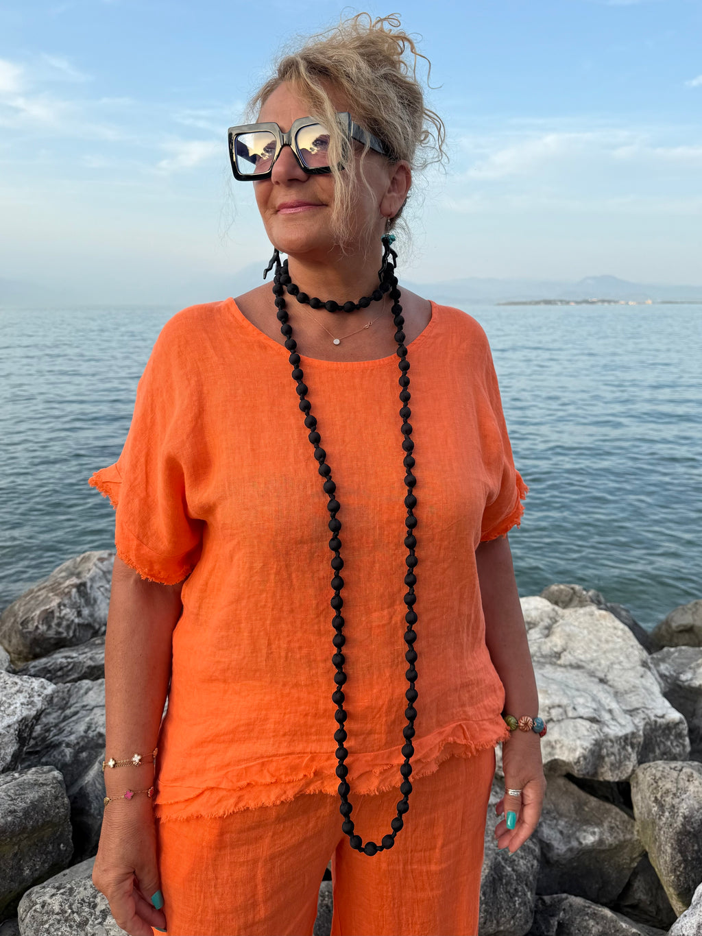 COMPLETO LINO ORANGE SISTERS