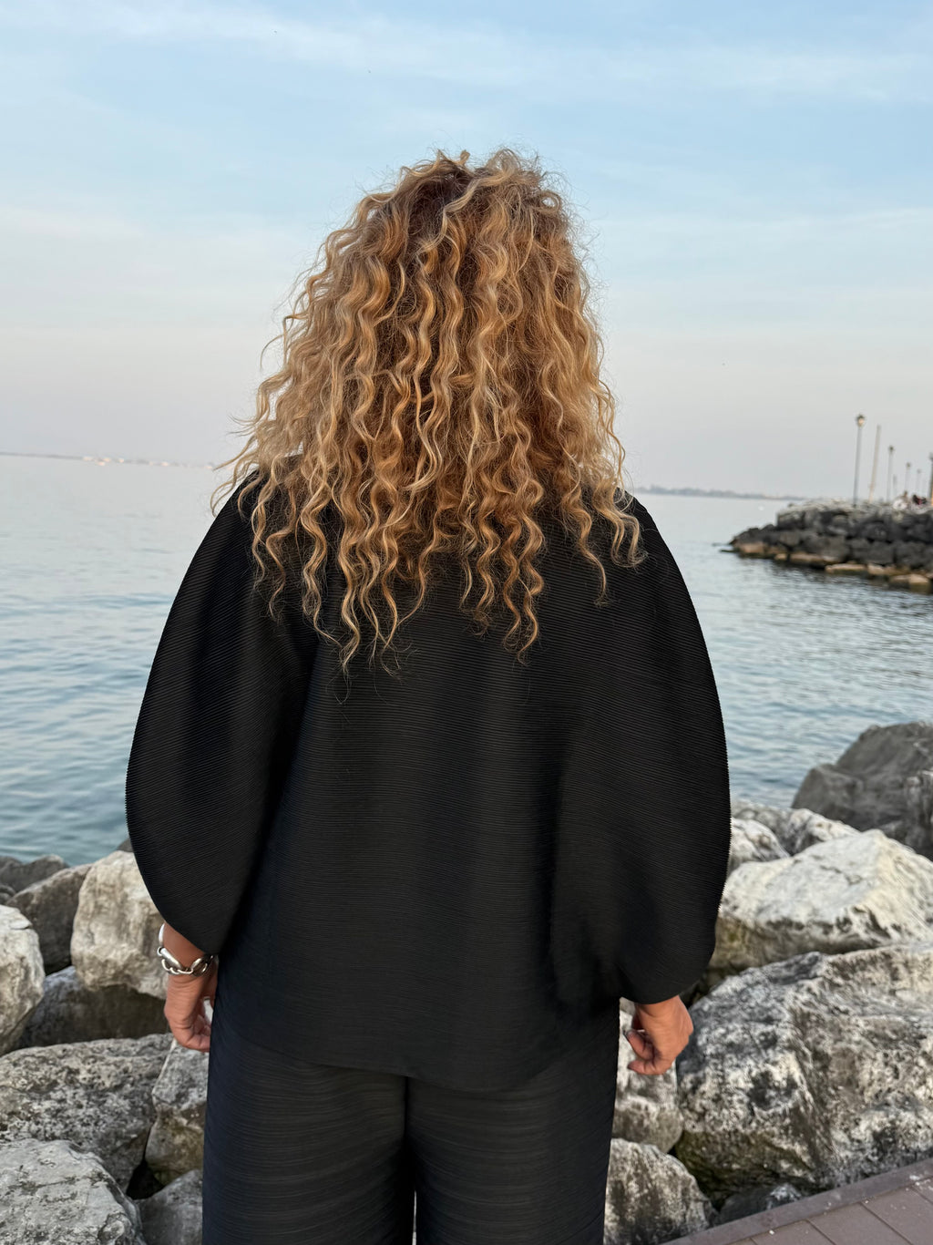 BLUSA IN PLISSE ROUND